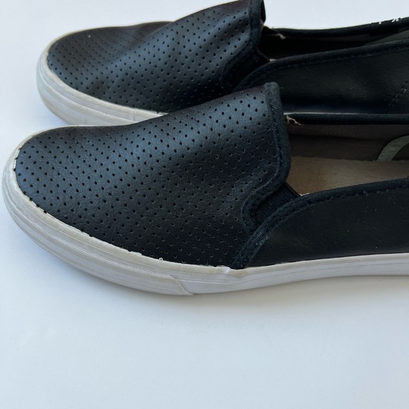 Keds Black Perforated Slip-Ons - Picture 3 of 5